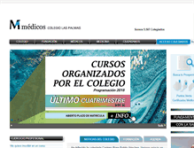 Tablet Screenshot of medicoslaspalmas.es
